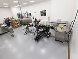 Packaging room for pharmaceutical products